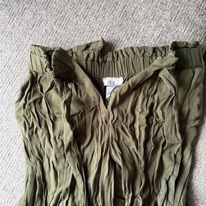 Joe Benbasset Olive Green Rayon Pants
